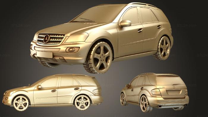 Автомобили и транспорт (Mercedes ML350, CARS_2632) 3D модель для ЧПУ станка